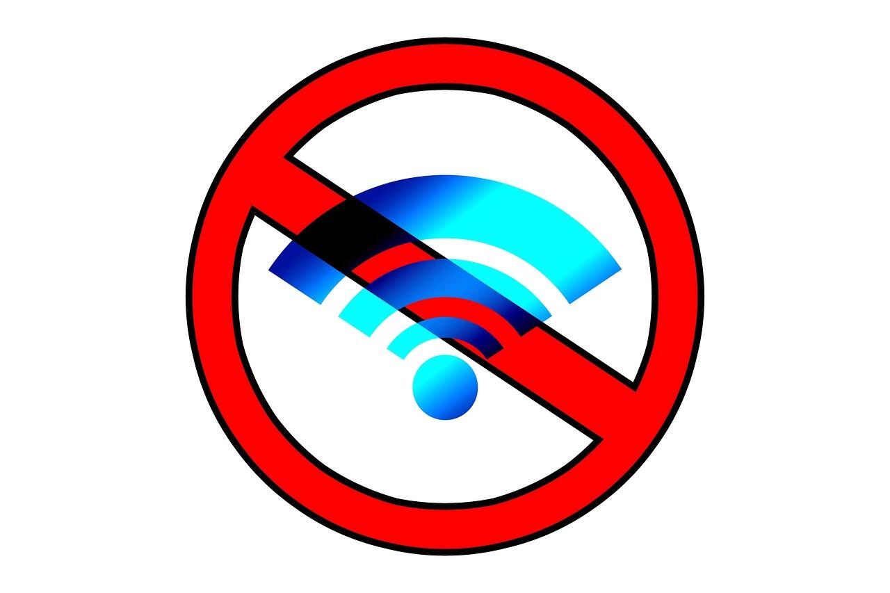 wireless internet access, wifi signal, internet, network, no wlan, wifi icon
