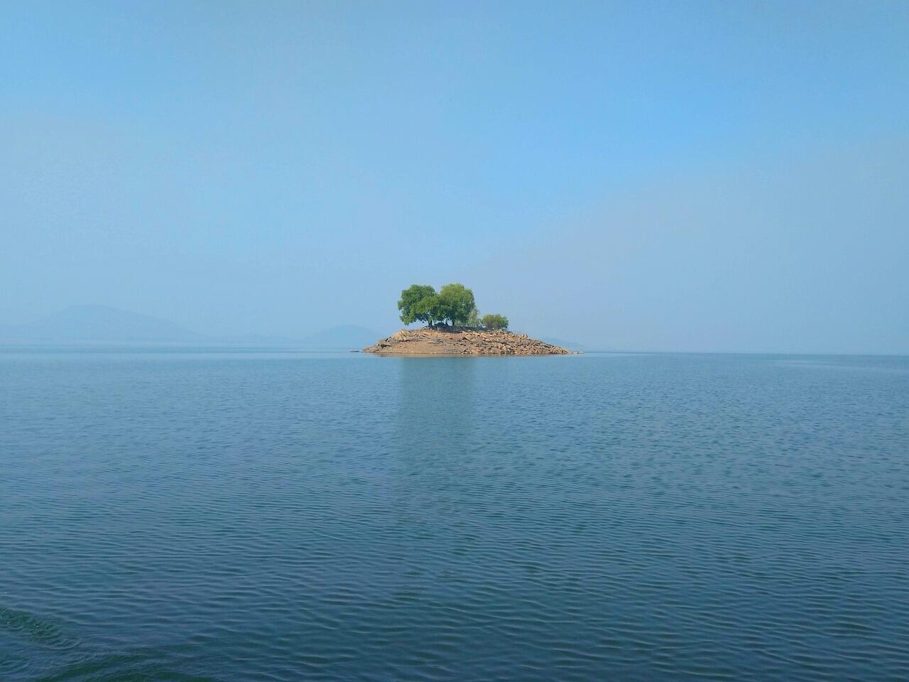 island, lonely, blue, blue sky, deserted, lake, reservoir, water, ripples, small isle, isle, nature, mysterious, sky, atmospheric, earth, connectcompetition, blue earth, blue desert, blue lonely